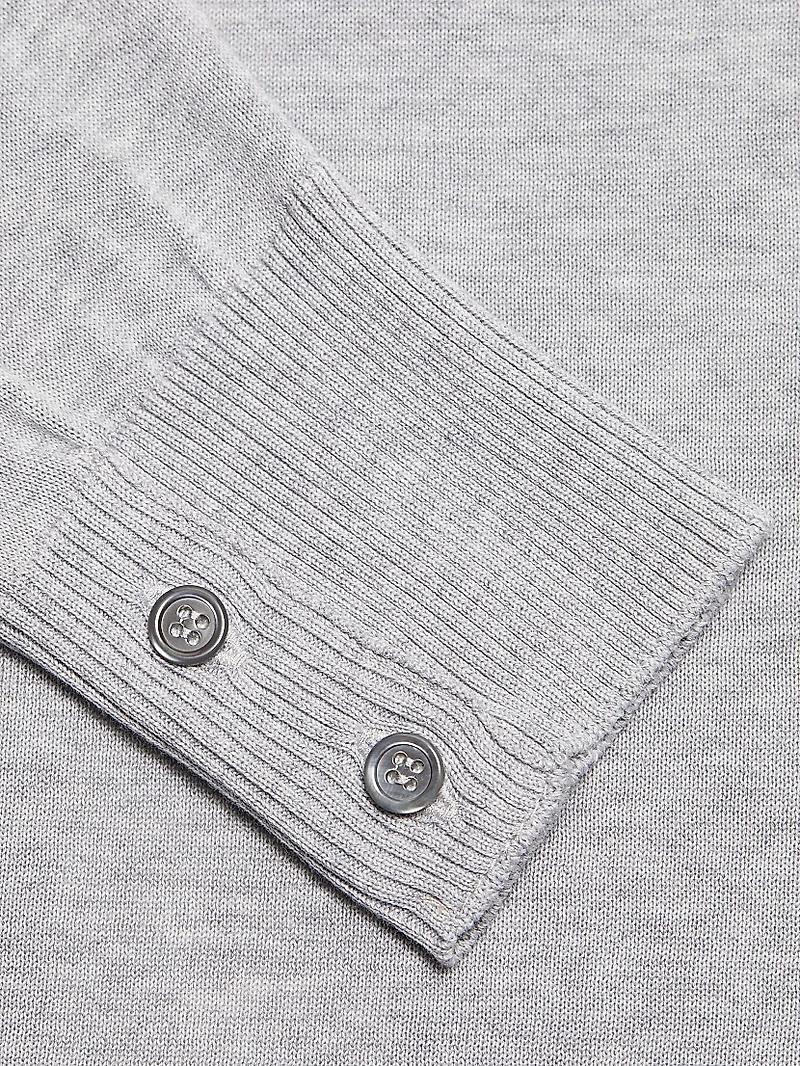 Jersey Cotton Four-Stripe Shirt