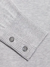 Jersey Cotton Four-Stripe Shirt