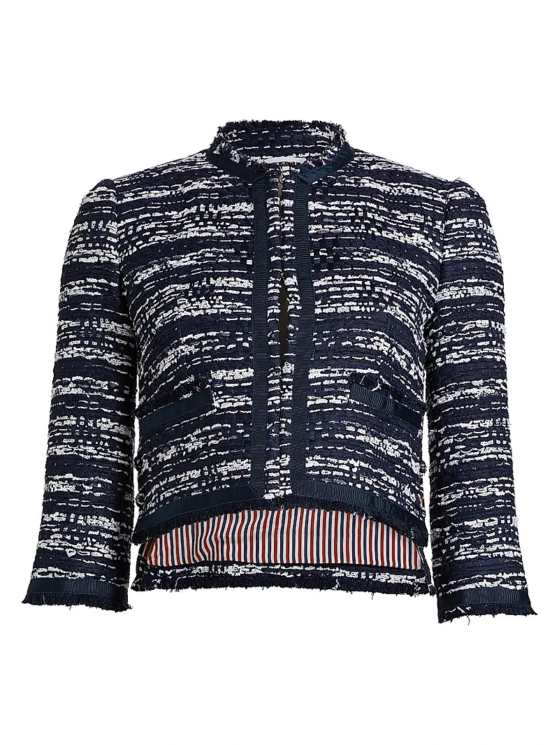 Melangé Tweed Cardigan