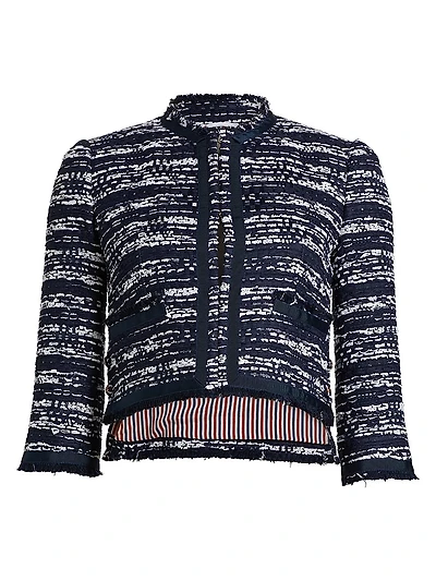 Melangé Tweed Cardigan