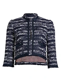 Melangé Tweed Cardigan