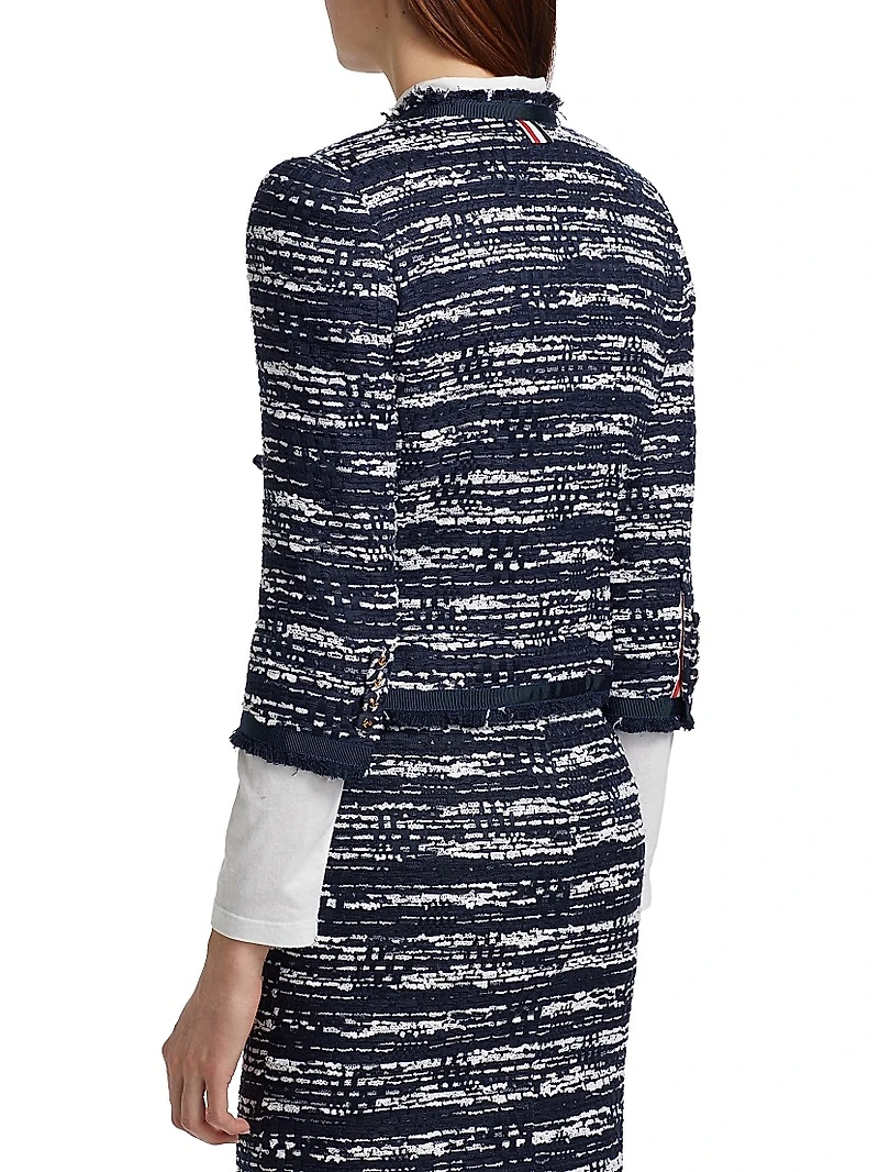 Melangé Tweed Cardigan