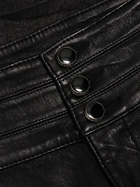 Lou Leather Flare Pants