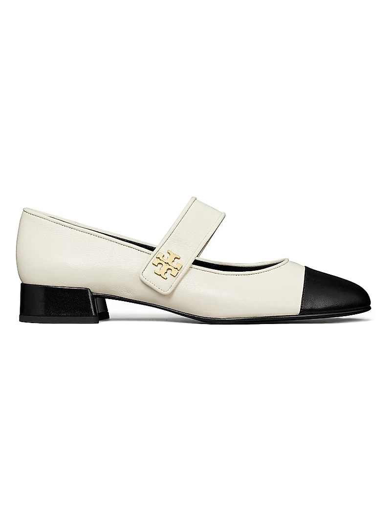 Cap-Toe Mary Jane Ballet Flats