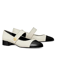 Cap-Toe Mary Jane Ballet Flats