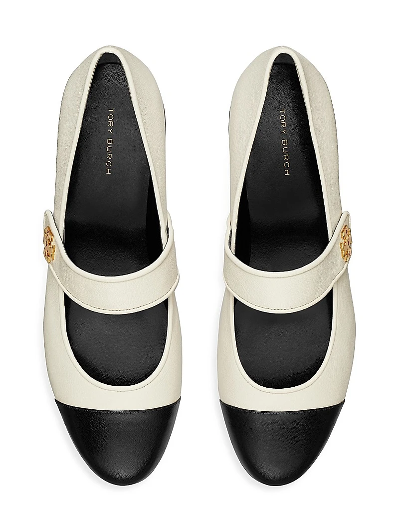 Cap-Toe Mary Jane Ballet Flats