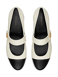 Cap-Toe Mary Jane Ballet Flats