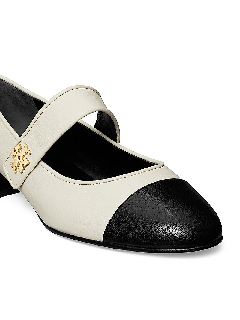 Cap-Toe Mary Jane Ballet Flats
