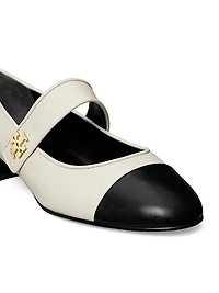 Cap-Toe Mary Jane Ballet Flats