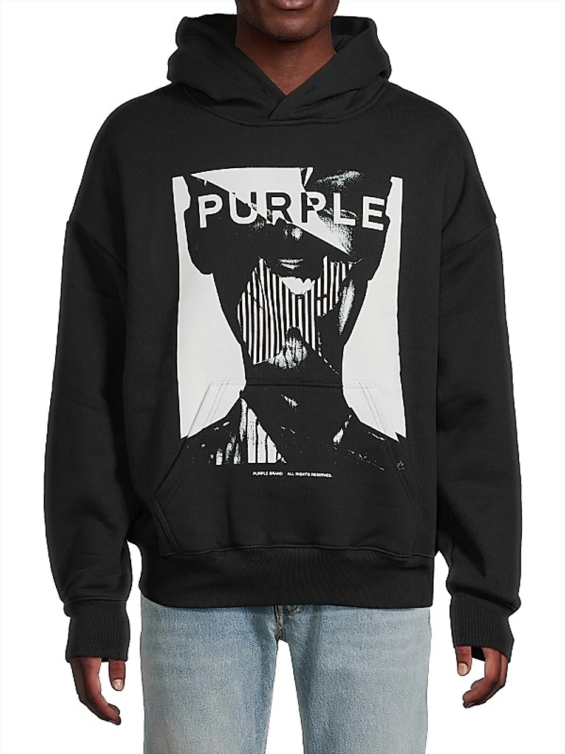 Logo Cotton Fleece Hoodie