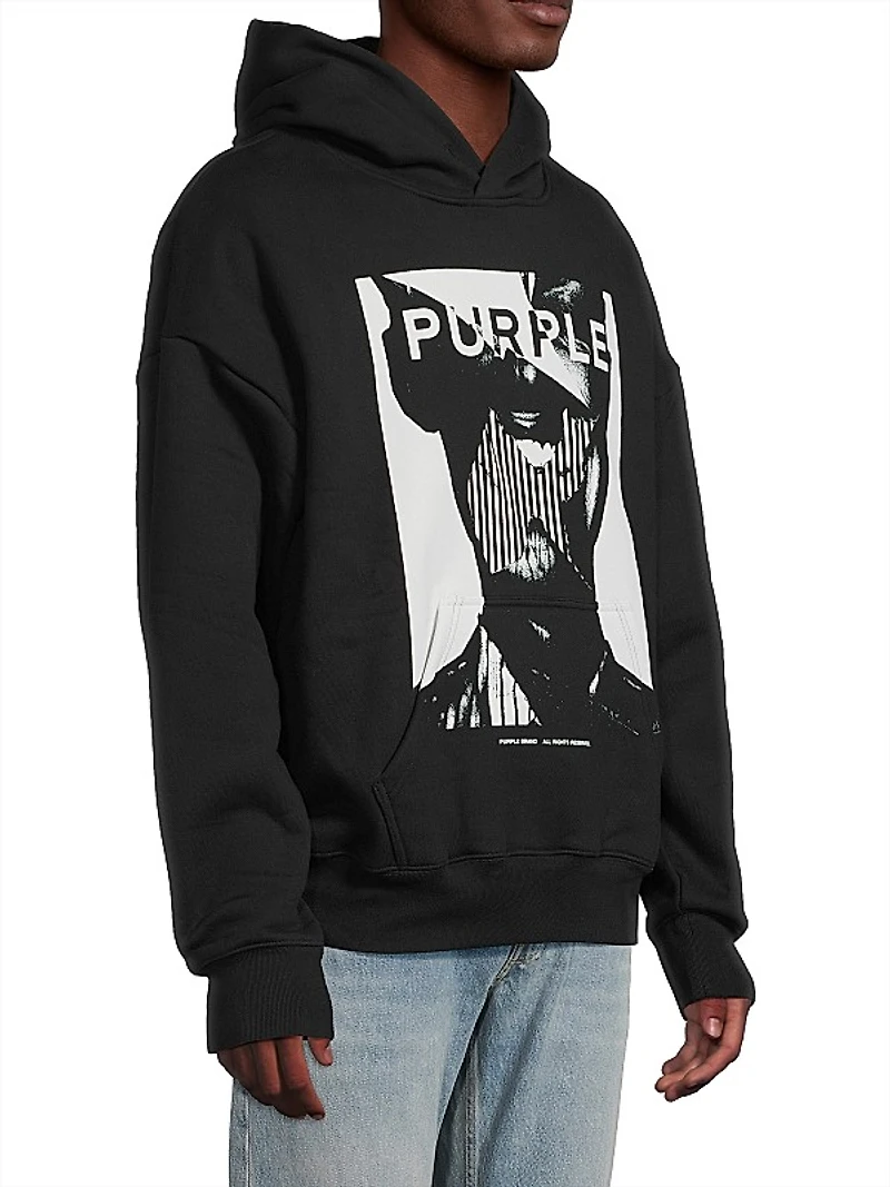 Logo Cotton Fleece Hoodie