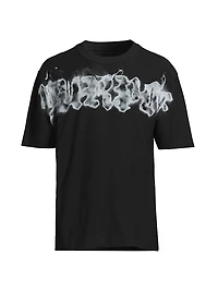 Textured Jersey Crewneck T-Shirt