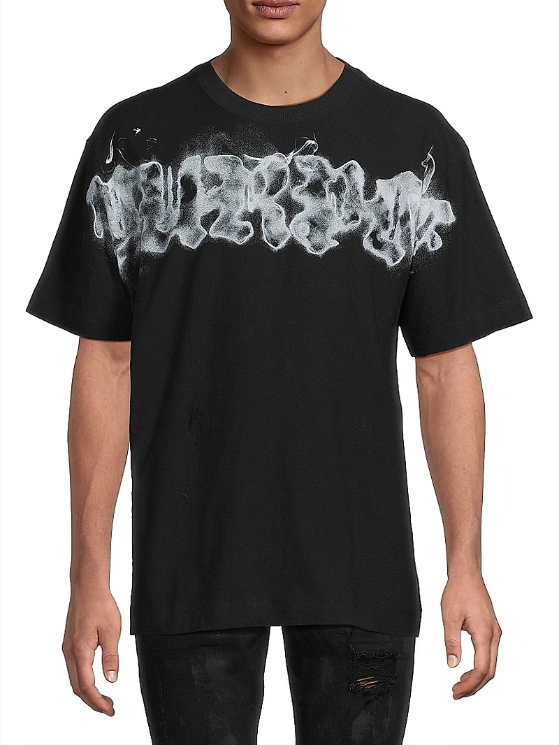 Textured Jersey Crewneck T-Shirt