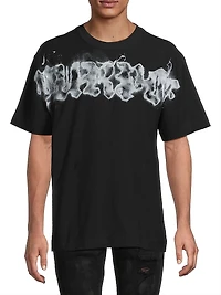 Textured Jersey Crewneck T-Shirt