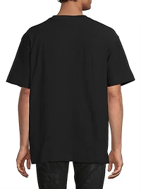 Textured Jersey Crewneck T-Shirt