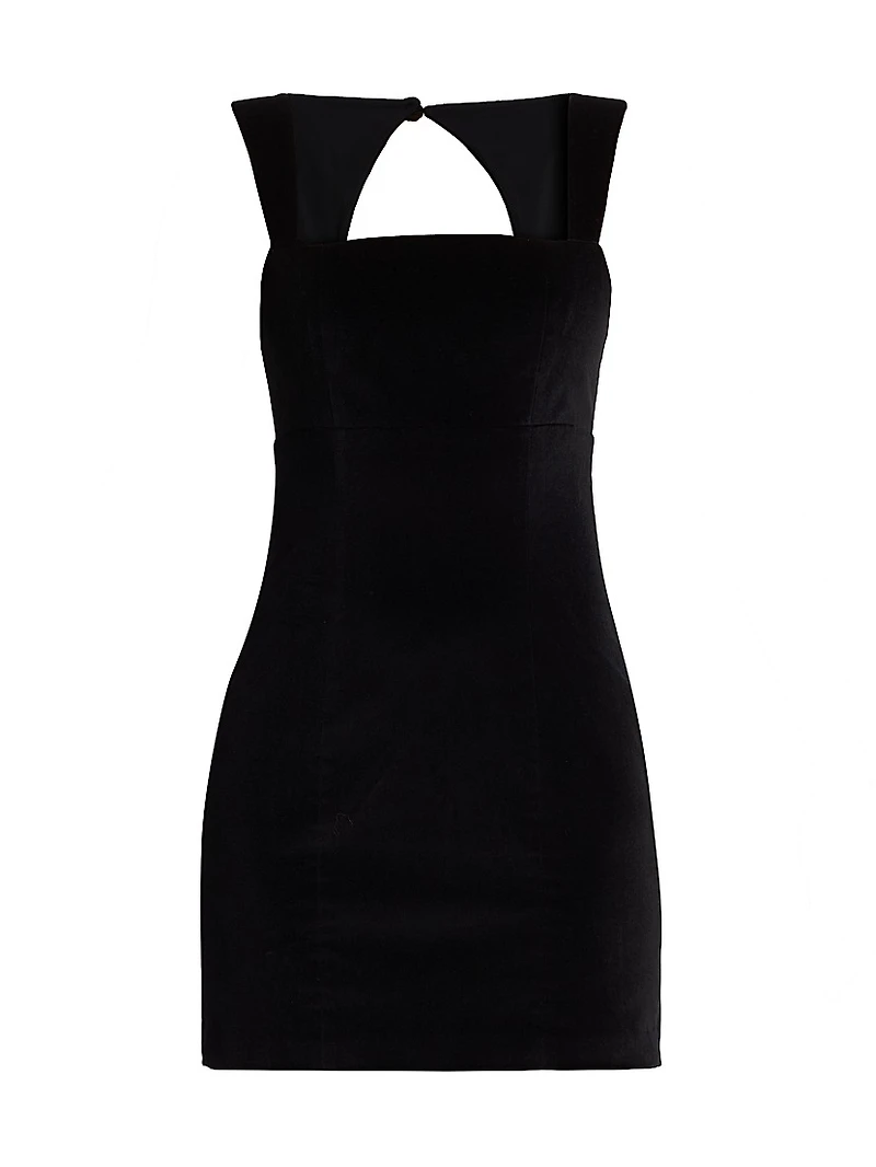 Keria Velvet Minidress