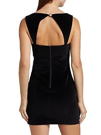 Keria Velvet Minidress
