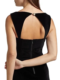 Keria Velvet Minidress