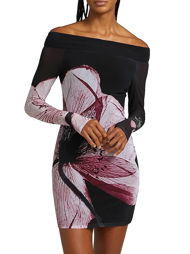 Dorinda Off-The-Shoulder Minidress