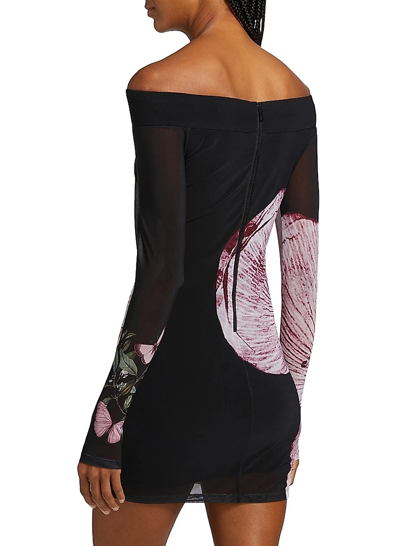 Dorinda Off-The-Shoulder Minidress