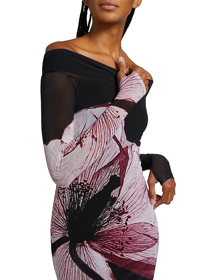 Dorinda Off-The-Shoulder Minidress