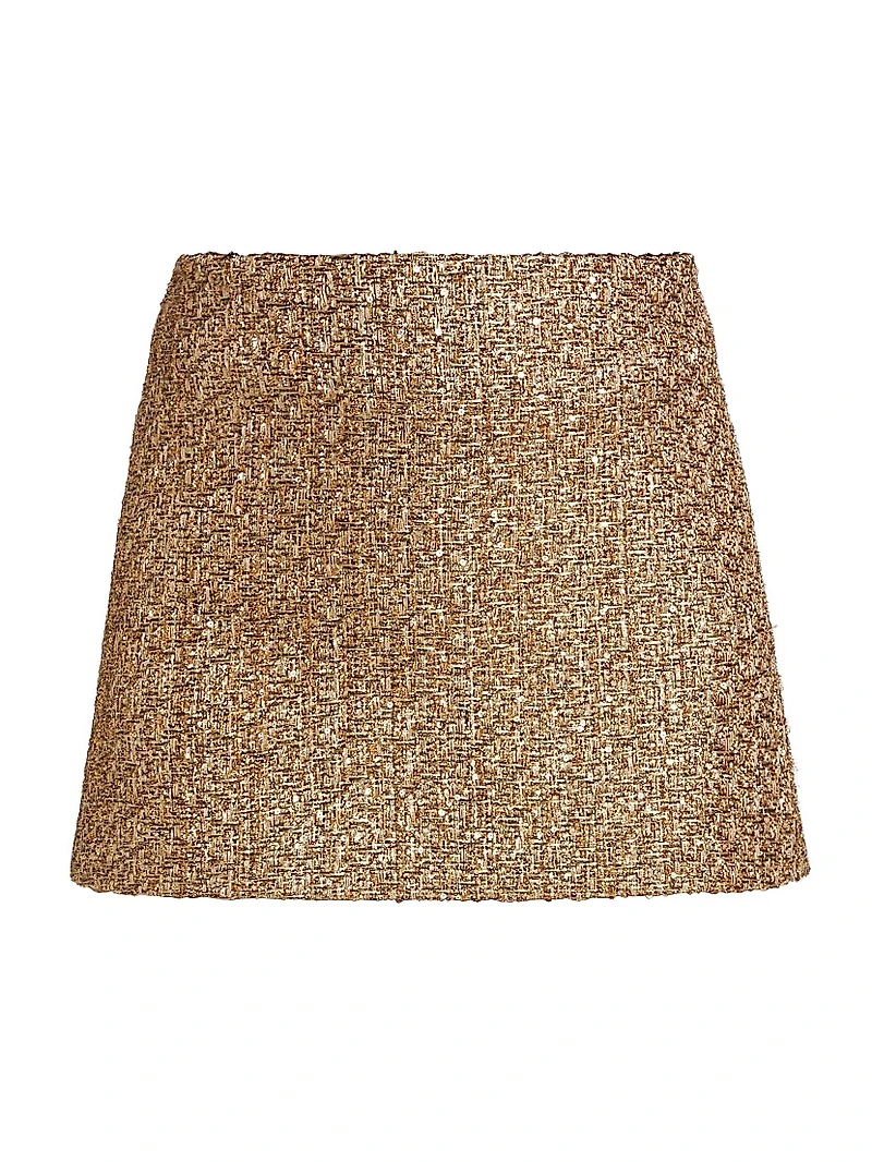 Rubi Tweed Micro Miniskirt