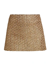 Rubi Tweed Micro Miniskirt