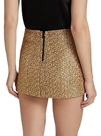 Rubi Tweed Micro Miniskirt