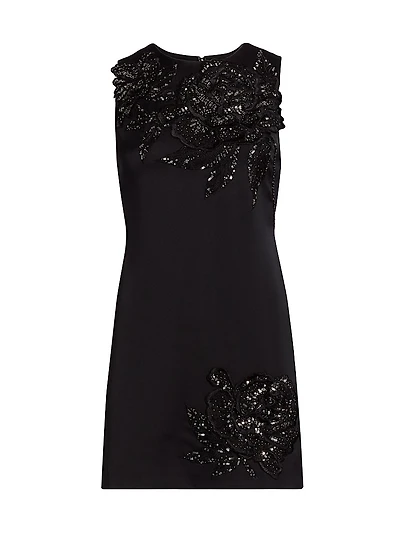 Clyde Embellished A-Line Dress