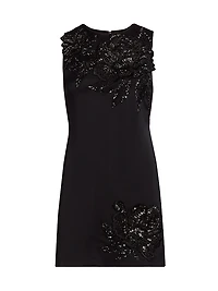 Clyde Embellished A-Line Dress