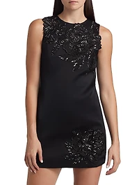 Clyde Embellished A-Line Dress
