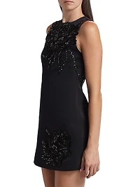 Clyde Embellished A-Line Dress