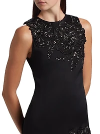 Clyde Embellished A-Line Dress
