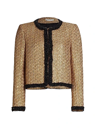 Landon Metallic Tweed Box Jacket