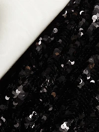 Sibella Sequined Bow Minidress