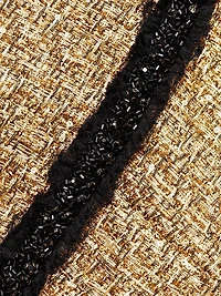 Clyde Metallic Tweed A-Line Minidress