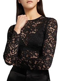 Delaina Lace Top