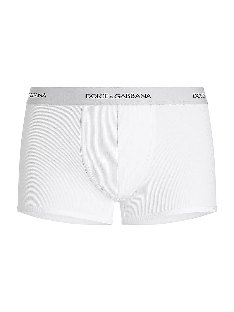 Logo Cotton Boxer Briefs 2-Pack