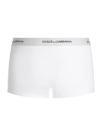 Logo Cotton Boxer Briefs 2-Pack