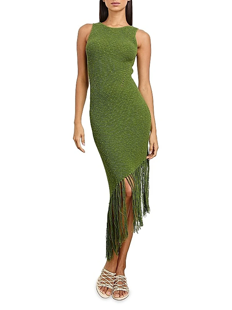 Rylee Fringe Midi-Dress