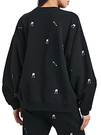 Varsity Embroidered Sweatshirt