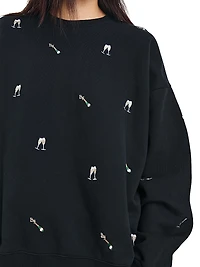 Varsity Embroidered Sweatshirt