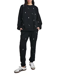 Varsity Embroidered Sweatshirt