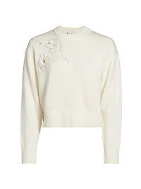 Lexia Embellished Wool Sweater