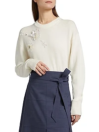 Lexia Embellished Wool Sweater