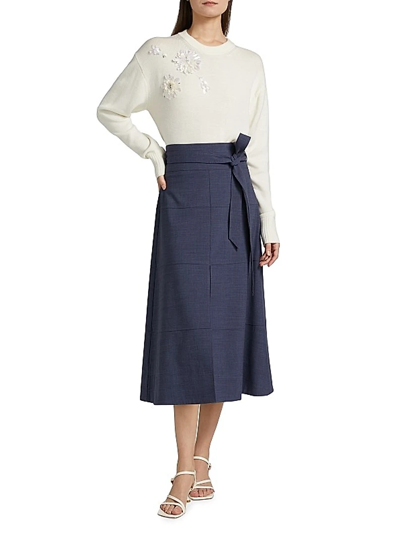 Lexia Embellished Wool Sweater
