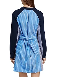 Lorraine Merino Wool & Cotton Combo Dress