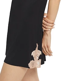 Imagine Lace Jersey Slip Minidress