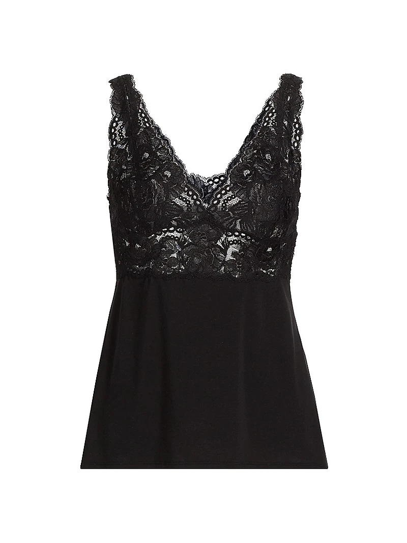Imagine Jersey-Lace Camisole