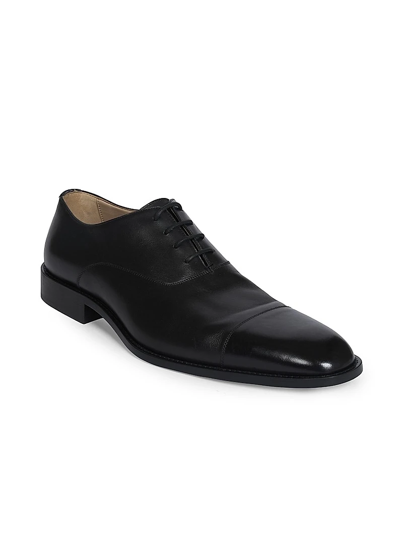 Crown Leather Oxfords